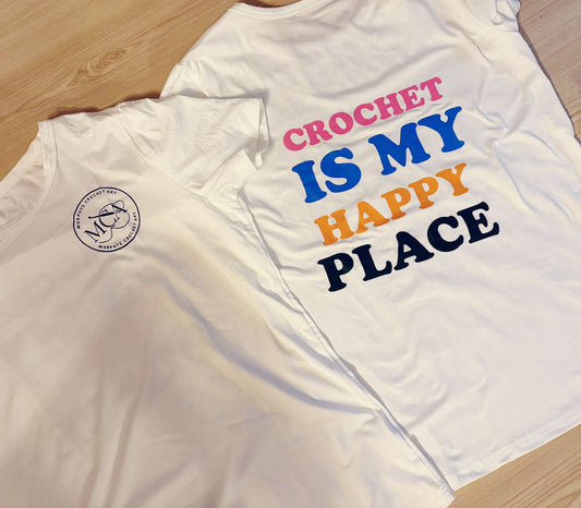 T-Shirt "Crochet is my happy place"
